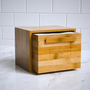 Clean Skin Club Luxe Bamboo Box With Drawer